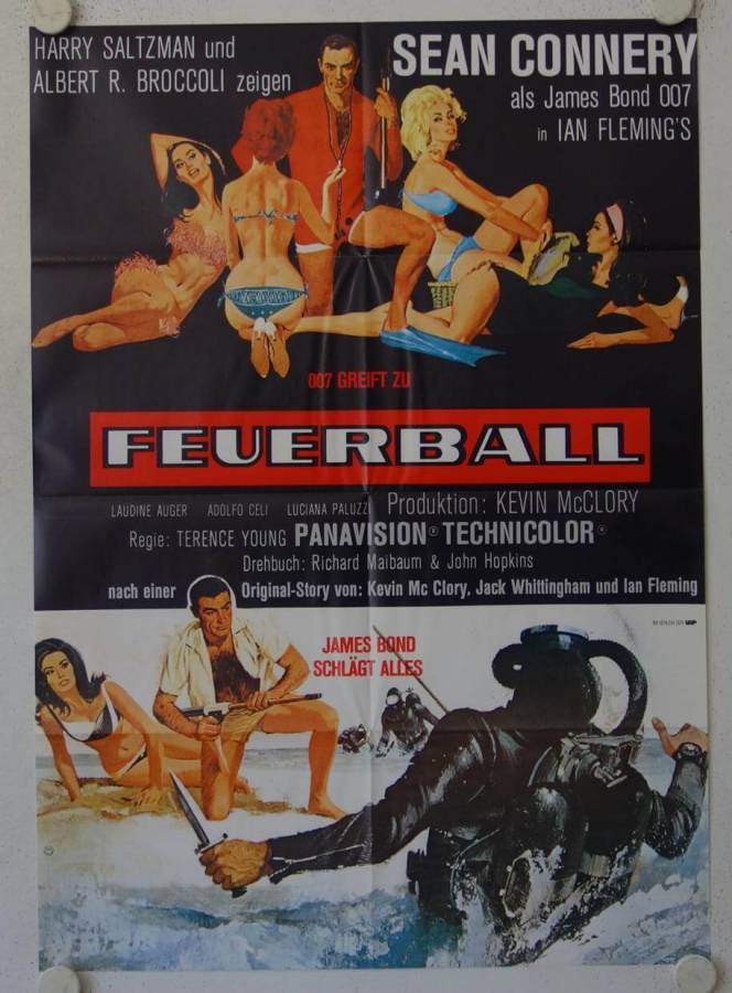 Thunderball re-release german movie poster